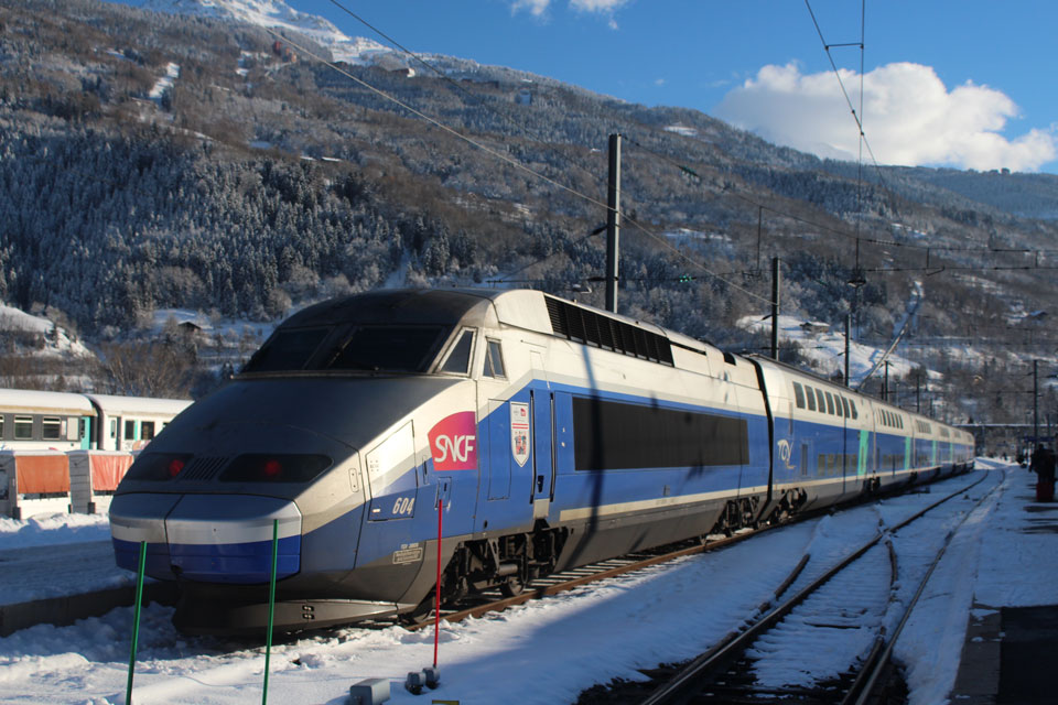 TGV at Bourg St Maurice